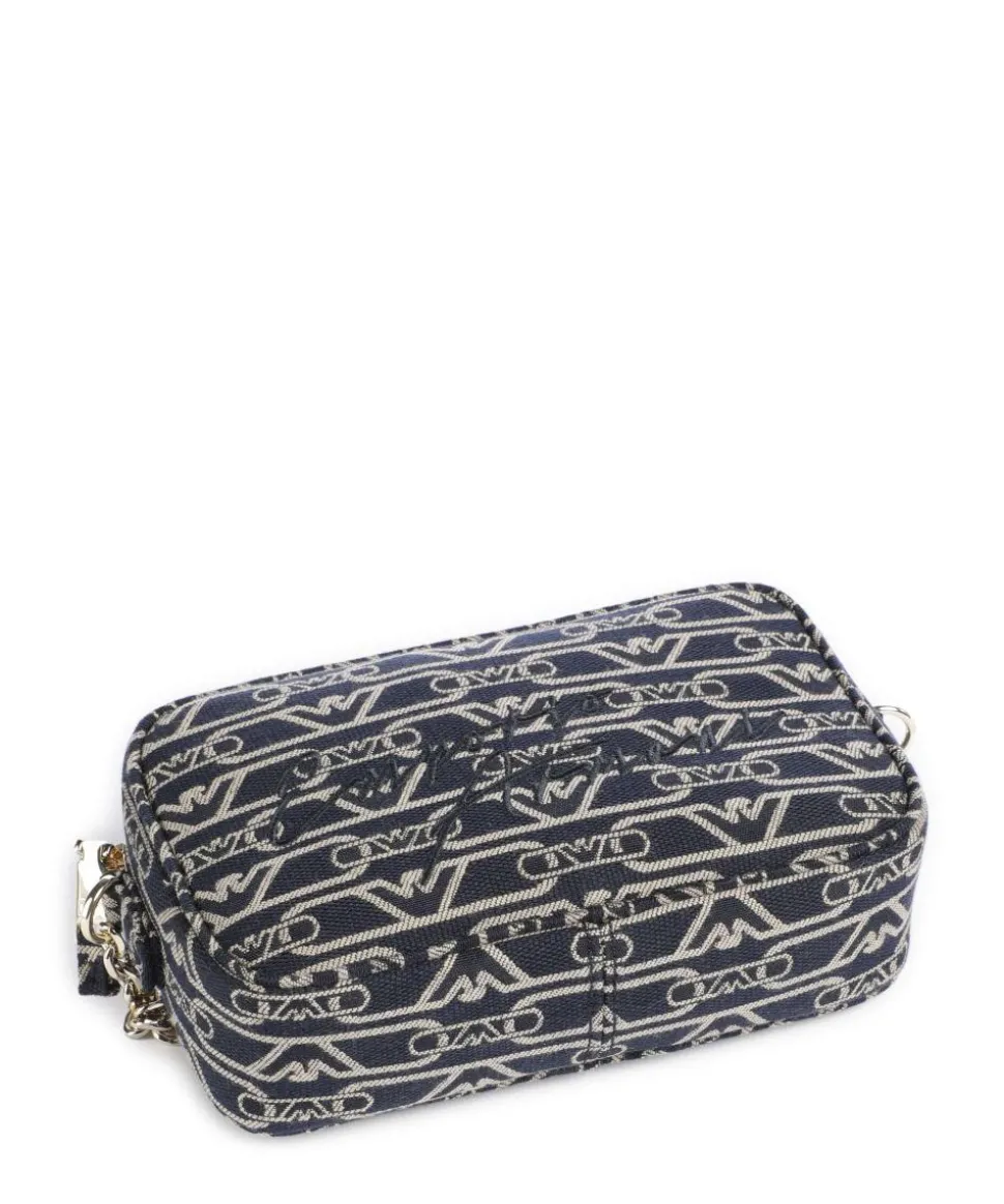 Lilly Umhängetasche Canvas blau/beige