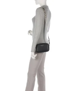 Lilly Umhängetasche Lederimitat schwarz