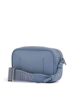 Lilly Umhängetasche Lederimitat blaugrau