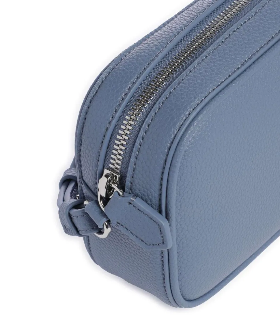 Lilly Umhängetasche Lederimitat blaugrau