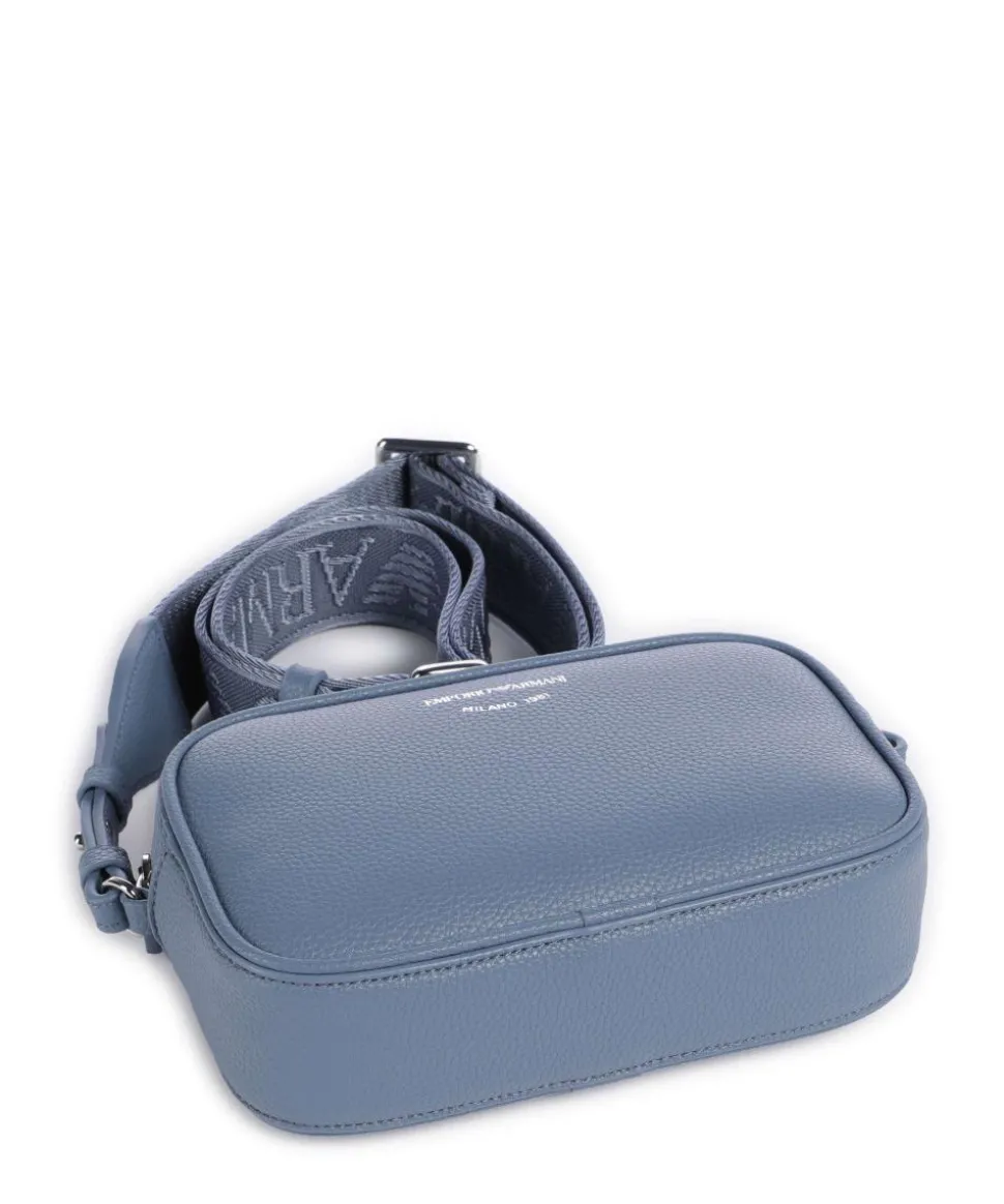 Lilly Umhängetasche Lederimitat blaugrau