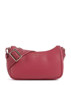 Lilly Umhängetasche Lederimitat dunkelrot