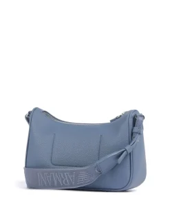 Lilly Umhängetasche Lederimitat blaugrau