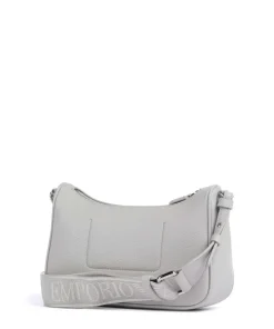 Lilly Umhängetasche Lederimitat hellgrau