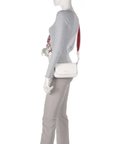 Lilly Umhängetasche Lederimitat weiß