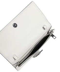 Lisa Calf Optic L Geldbörse fein genarbtes Leder weiß