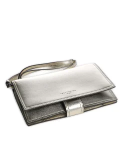 Lisa Metallic S Umhängetasche genarbtes Leder gold