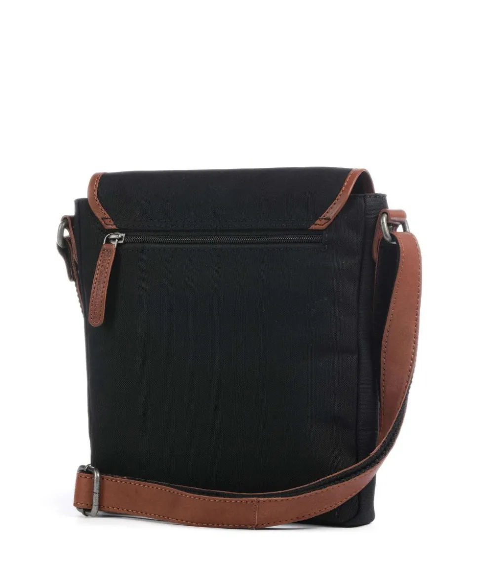 Lismore Umhängetasche Canvas schwarz