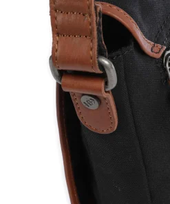 Lismore Umhängetasche Canvas schwarz