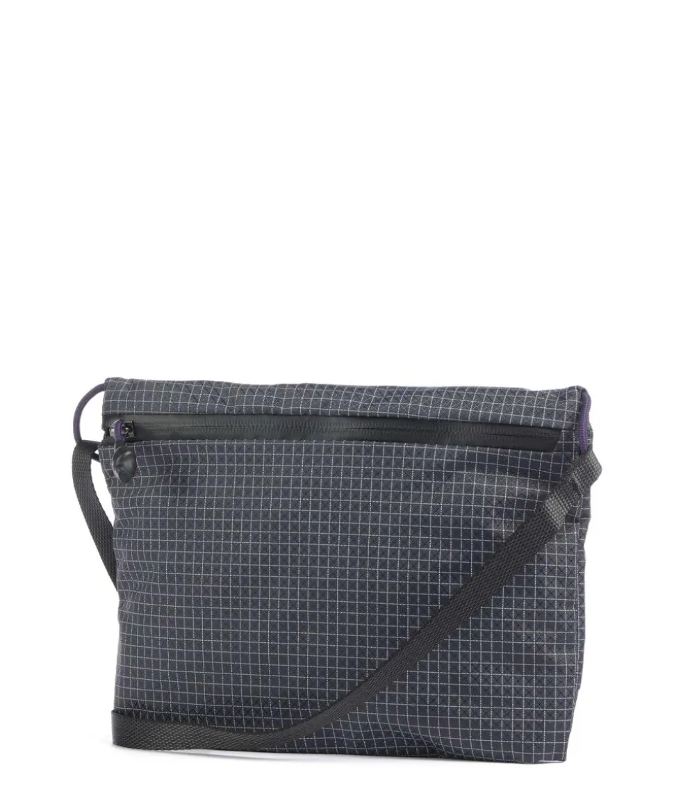 Lite Umhängetasche recyceltes Nylon dunkelgrau