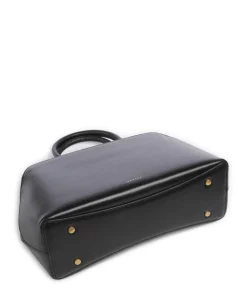 Liverpool Street Handtasche fein genarbtes Rindsleder schwarz