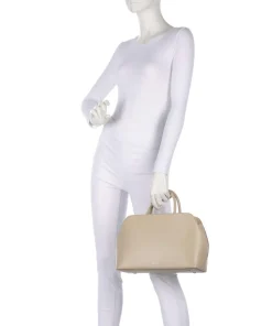 Liverpool Street Handtasche fein genarbtes Rindsleder beige