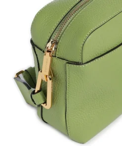Liya Signature Umhängetasche genarbtes Leder grün