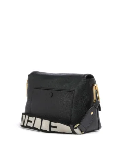 Liya Signature Umhängetasche genarbtes Rindsleder schwarz