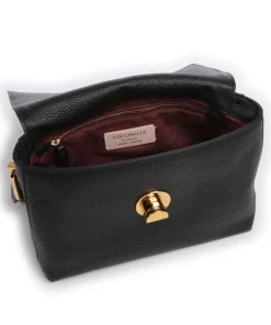 Liya Signature Umhängetasche genarbtes Rindsleder schwarz