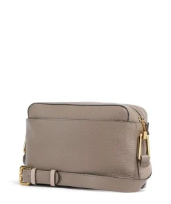 Liya Umhängetasche genarbtes Leder taupe