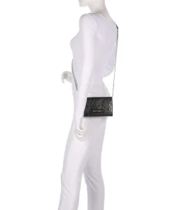 Liz Geldbörse Lederimitat schwarz