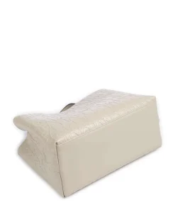 Liz M Handtasche Lederimitat elfenbein