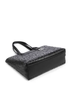 Liz M Shopper Lederimitat schwarz