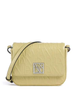 Liz M Umhängetasche Lederimitat gelbgrün