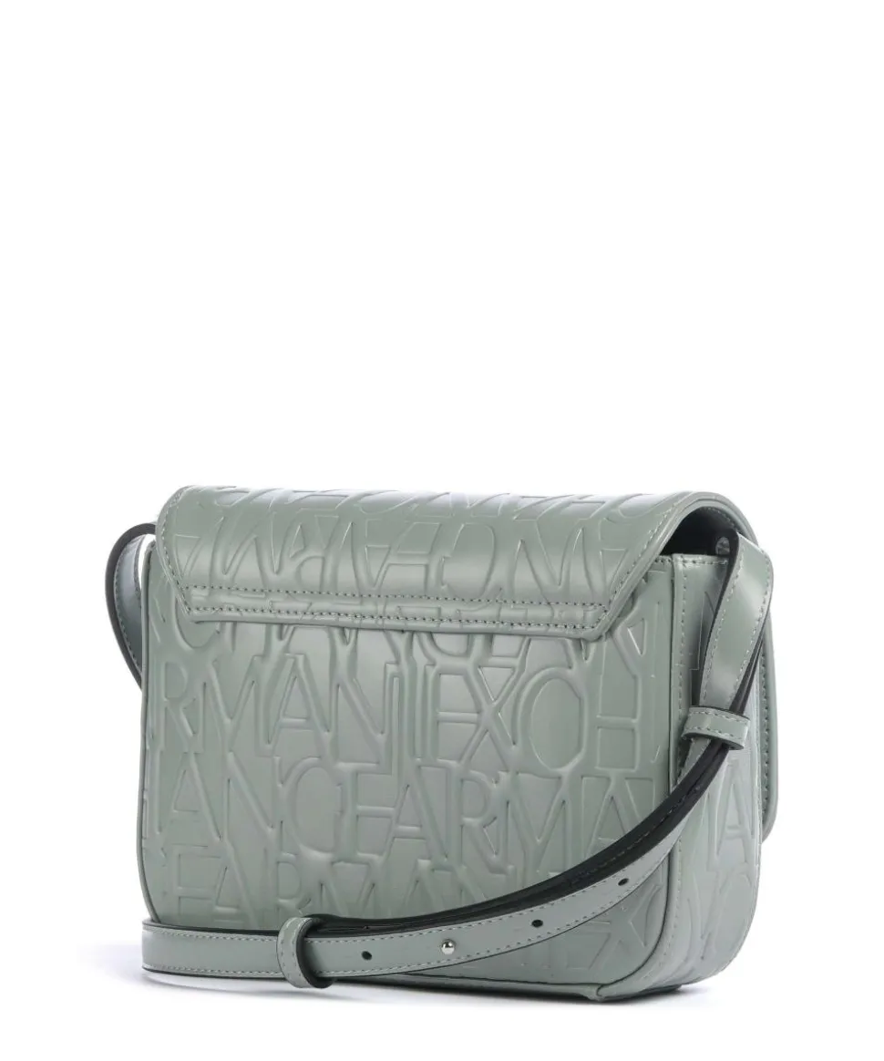 Liz M Umhängetasche Lederimitat graugrün