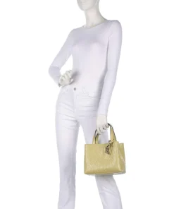 Liz S Handtasche Lederimitat gelb