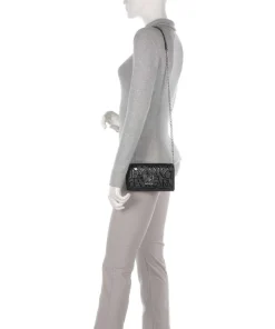 Liz Umhängetasche Lederimitat schwarz