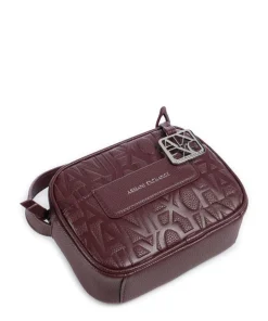 Liz Umhängetasche Lederimitat dunkelrot