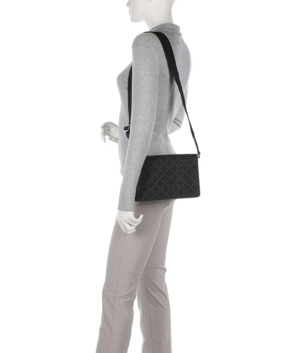 Loenna Umhängetasche Lederimitat dunkelbraun