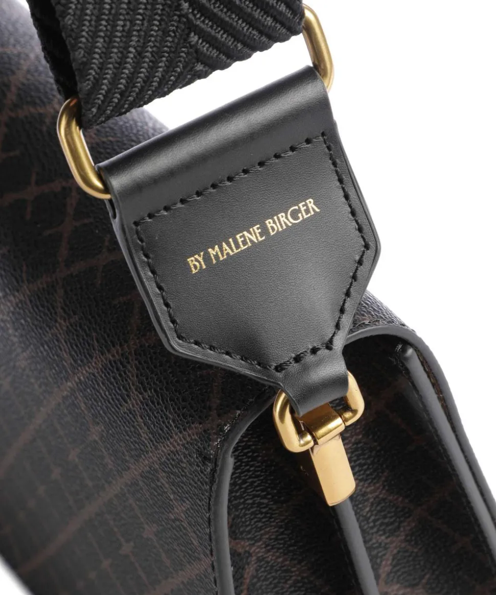 Loenna Umhängetasche Lederimitat dunkelbraun