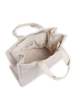 Logo Shopper Baumwolle, Polyester champagner