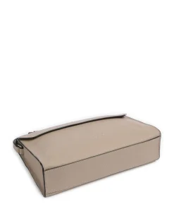 Lora Small Pebble S Umhängetasche genarbtes Rindsleder beige