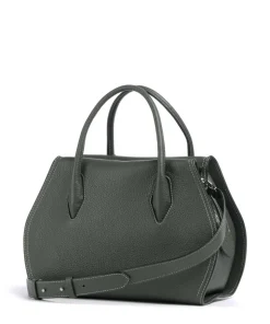 Lord Handtasche genarbtes Leder khaki