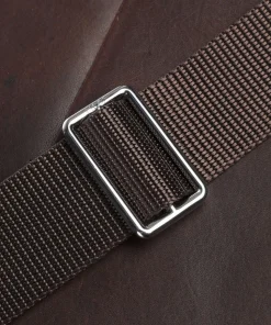 Loreto Janis Kuriertasche fein genarbtes Rindsleder dunkelbraun