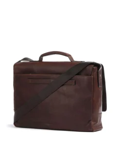 Loreto Kreon Aktentasche 14″ fein genarbtes Rindsleder braun