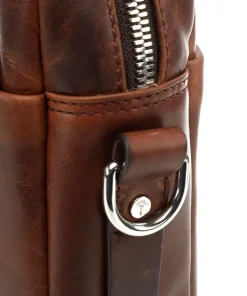 Loreto Pandion Aktentasche 14″ Pull-Up Rindsleder braun