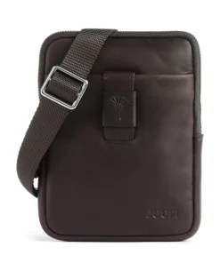 Loreto Rafael Umhängetasche Leder dunkelbraun