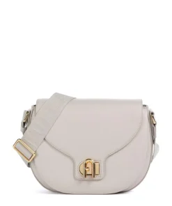 Lotus S Umhängetasche genarbtes Leder beige