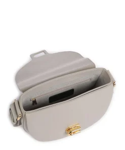 Lotus S Umhängetasche genarbtes Leder beige