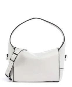 Lou 2 Calf Optic XS Umhängetasche fein genarbtes Leder weiß