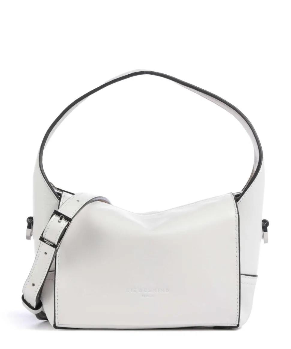 Lou 2 Calf Optic XS Umhängetasche fein genarbtes Leder weiß