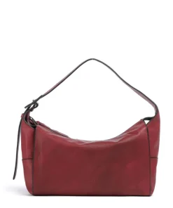 Lou 2 3D Leather M Beuteltasche genarbtes Rindsleder rot