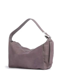 Lou 2 3D Leather M Beuteltasche genarbtes Rindsleder violett