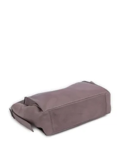 Lou 2 3D Leather M Beuteltasche genarbtes Rindsleder violett