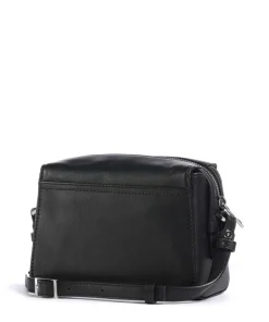 Lou 2 3D Leather S Umhängetasche genarbtes Rindsleder schwarz