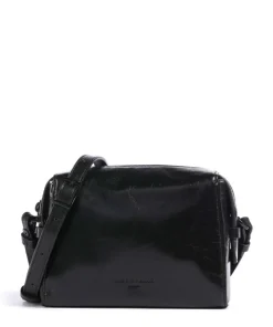 Lou 2 Paper Touch S Umhängetasche Rindsleder schwarz