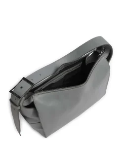 Lou Calf Optic M Beuteltasche fein genarbtes Kalbsleder grau