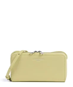 Lou Calf Optic XS Geldbörse Nappaleder gelbgrün