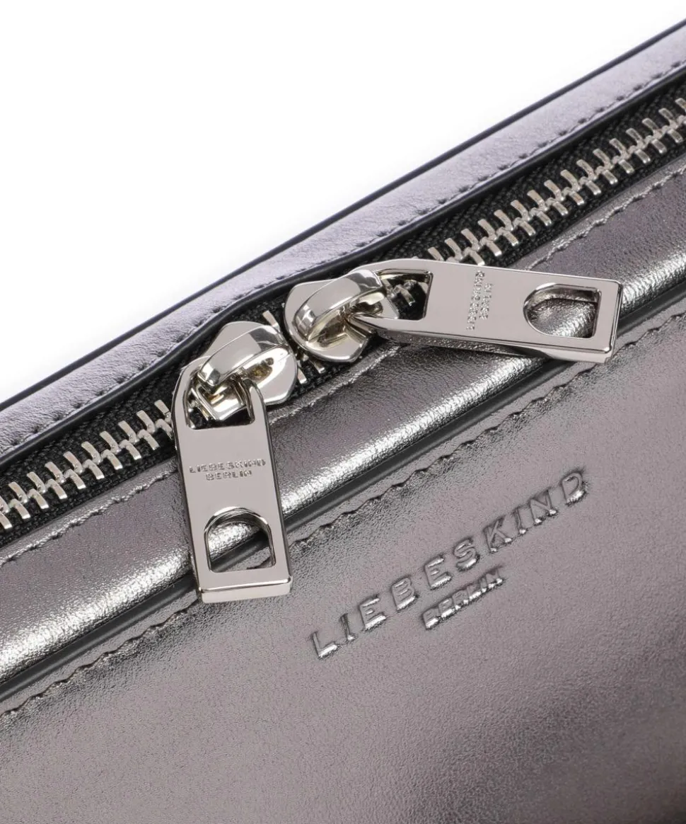 Lou Silverstone XS Umhängetasche Rindsleder silber