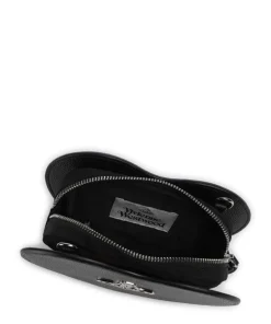 Louise Heart Grain Umhängetasche Lederimitat schwarz